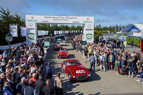 pebble beach tour d'elegance presented by rolex|pebble beach car show.